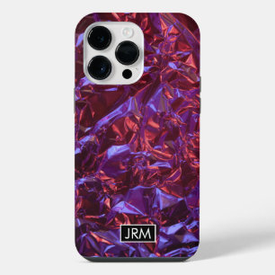 Funda Para iPhone 14 Pro Max Lámina Bronceada Iridescente Personalizada Arrugad