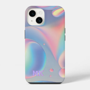 Funda Para iPhone 14 Lámpara de lava psicodélica hippy estilo arcoíris