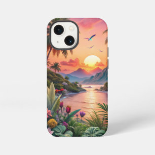 Funda Para iPhone 13 Mini Landscape Tropical Beach