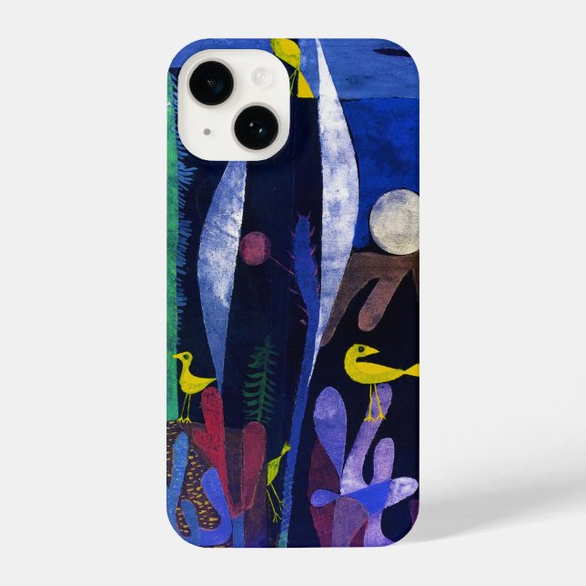 Funda Para iPhone Landscape with Yellow Birds, Paul Klee (Reverso )