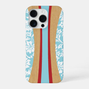 Funda Para iPhone 16 Pro Laniakea Tabla de Surf de Madera Falsa Hawaiana en