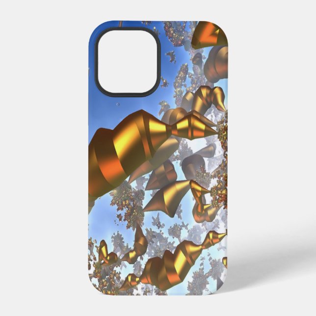 Funda Para iPhone Lápices Dorados (Reverso )