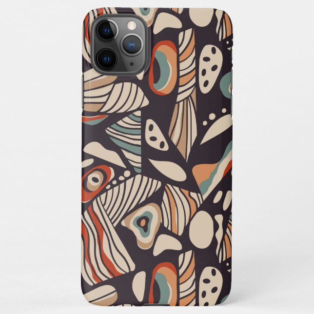 Funda Para iPhone Las alas abstractas de las mariposas inspiran el p (Reverso)
