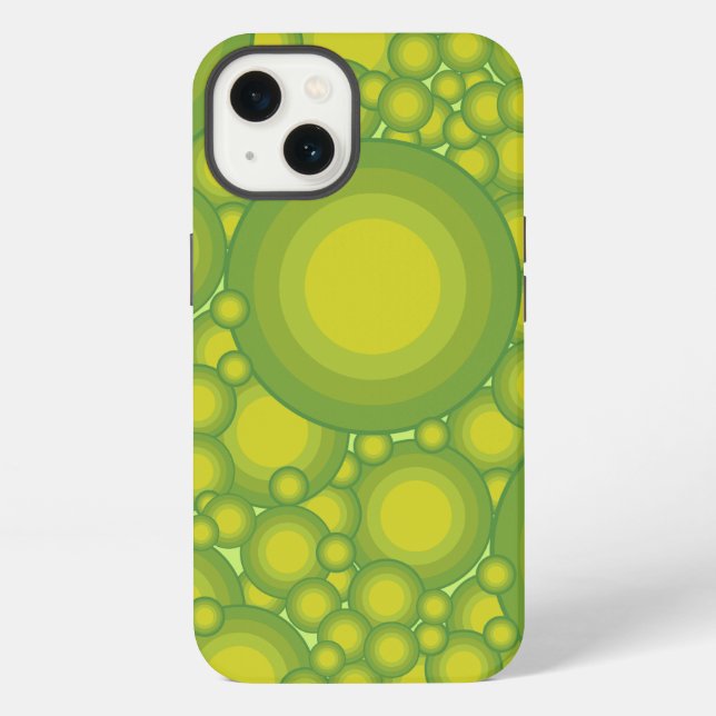 Funda Para iPhone Las burbujas de los Verdes (Reverso )