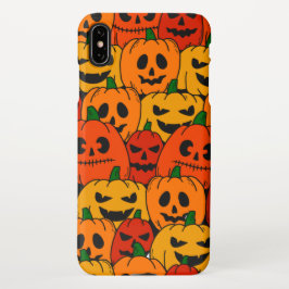 Funda Para iPhone XS Max Las divertidas calabazas coloridas se enfrentan al