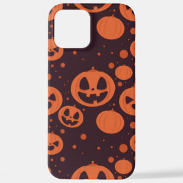 Funda Para iPhone 12 Pro Max Las divertidas calabazas se enfrentan a la noche d