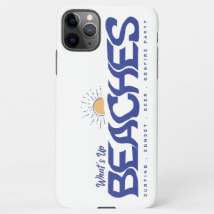 Funda Para iPhone 11Pro Max Las divertidas playas de What's Up Beach Pun Summe
