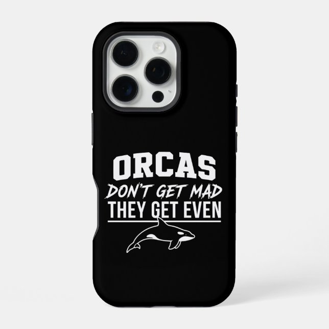 Funda Para iPhone Las orcas no se enfadan, se vengañ (Reverso )