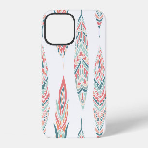 Funda Para iPhone 12 Las plumas étnicas dibujan Ilustracion