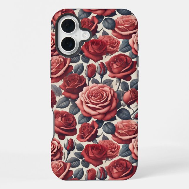 Funda Para iPhone Las rosas son rojas (Reverso )