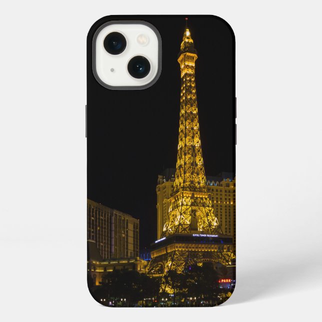 Funda Para iPhone Las Vegas de noche (Reverso )