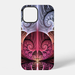 Funda Para iPhone 12 Latido, Arte fractal de fantasía surrealista abstr