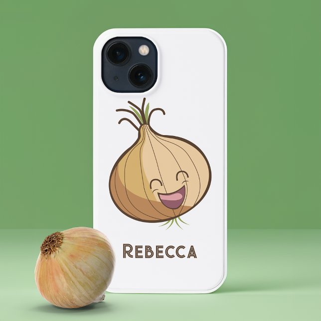Funda Para iPhone Laughing Onion Monogrammed (Subido por el creador)