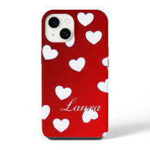 Laura - Plantilla Para Tu Nombre Corazones Blancos
