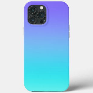 Funda Para iPhone 13 Pro Max Lavanda al gradiente Verde azulado Aqua