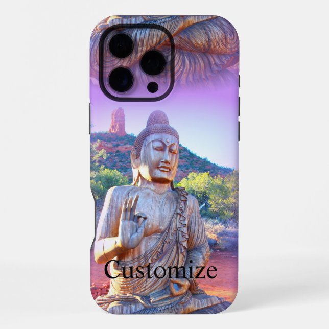 Funda Para iPhone lavender aura buddha (Reverso )