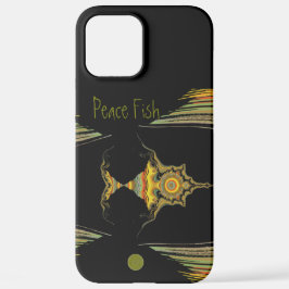 Funda Para iPhone 12 Pro Max LavishlyOn Multi-Colored Peace Fish Funda-Mate
