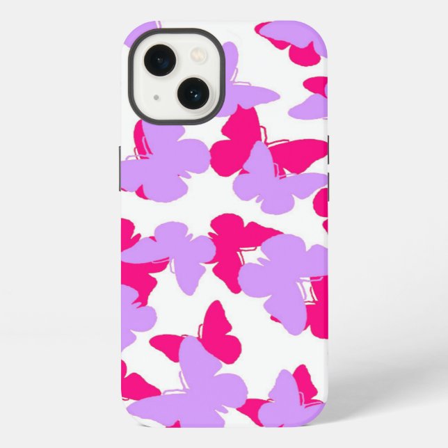 Funda Para iPhone Layered Butterflies (Reverso )