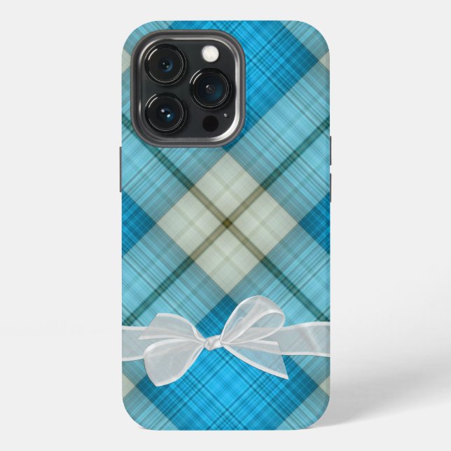 Funda Para iPhone Lazo Sobre Cuadros (Reverso )