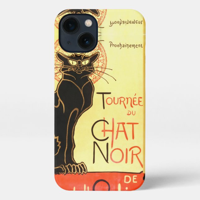 Funda Para iPhone Le chat noir,Original billboard (Reverso )