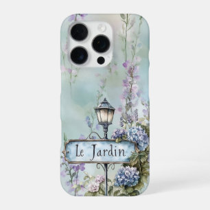 Funda Para iPhone 16 Pro Le Jardin (el jardín) Bonito Flores violetas
