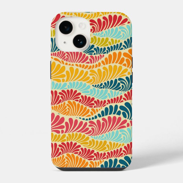 Funda Para iPhone Leafy Mosaic (Reverso )