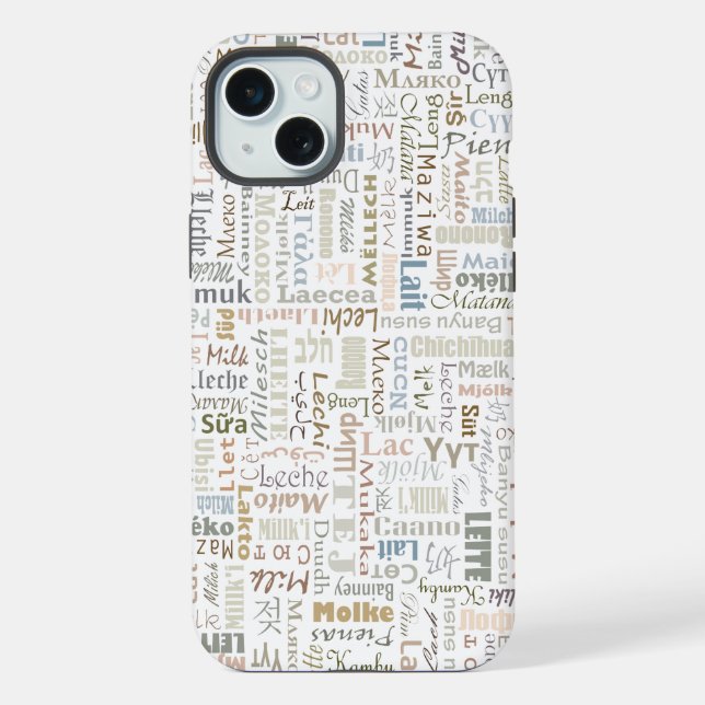 Funda Para iPhone Leche (Reverso )