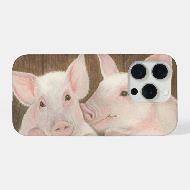 Funda Para iPhone Lechones (Reverso Horizontal)