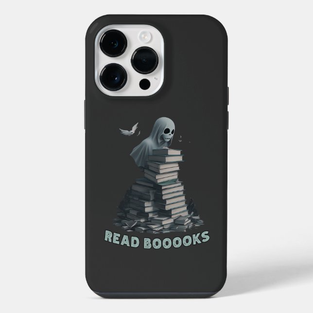 Funda Para iPhone Leer libros, libros de lectura de Ghost (Reverso )