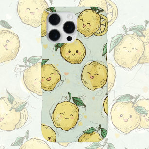 Funda Para iPhone 16 Pro Max Lemon Love – Cítrico de Acuarela Amarillo Brillan