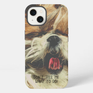 lengua de shih tzu divertida No me digas qué hacer