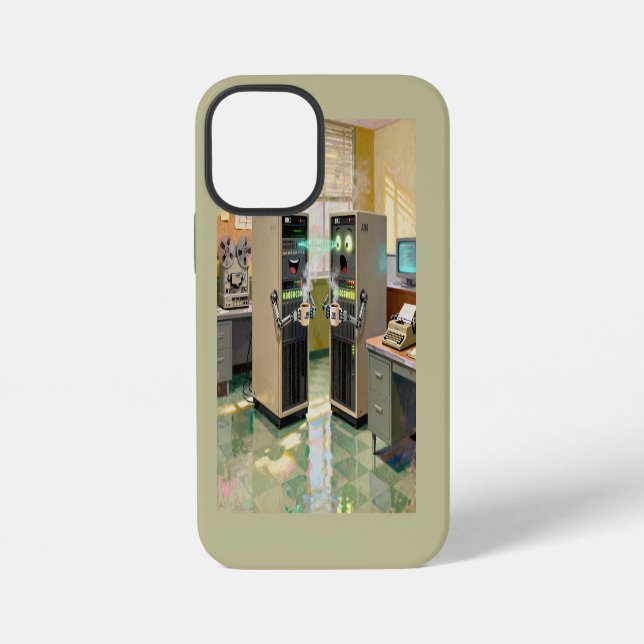 Funda Para iPhone “Lenguaje de máquina” - Tecnología divertida (Reverso )
