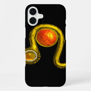 Funda Para iPhone 16 Plus LEO, Topacio Amarillo y Oro