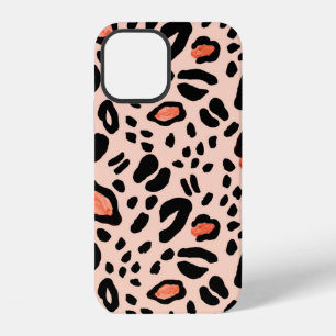 Funda Para iPhone 12 Leopardo abstracto de acuarela. Patrón de estampad