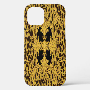 Funda Para iPhone 12 Leopardo barroco, impresión de animales orgánicos