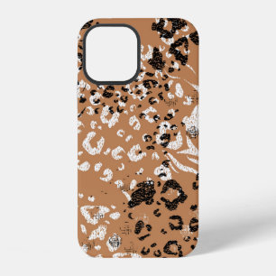 Funda Para iPhone 12 Leopardo moderno. Patrón. Fondo. Naturaleza salvaj