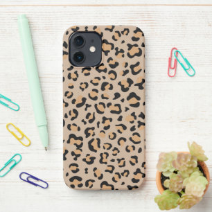 Funda Para iPhone 12 Leopardo Print, Leopard Spots, Brown Leopard