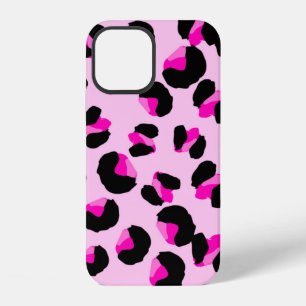 Funda Para iPhone 12 Leopardo rosa. Patrón de piel de animal. Leopardo.