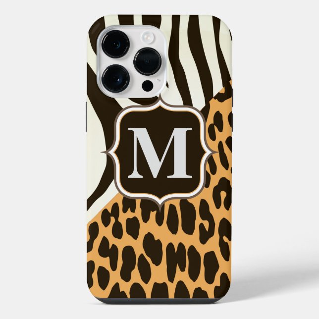 Funda Para iPhone Leopardo y cebra (Reverso )
