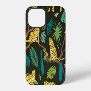 Funda Para iPhone 12 Leopardos en Jungla: Vintage Salvaje