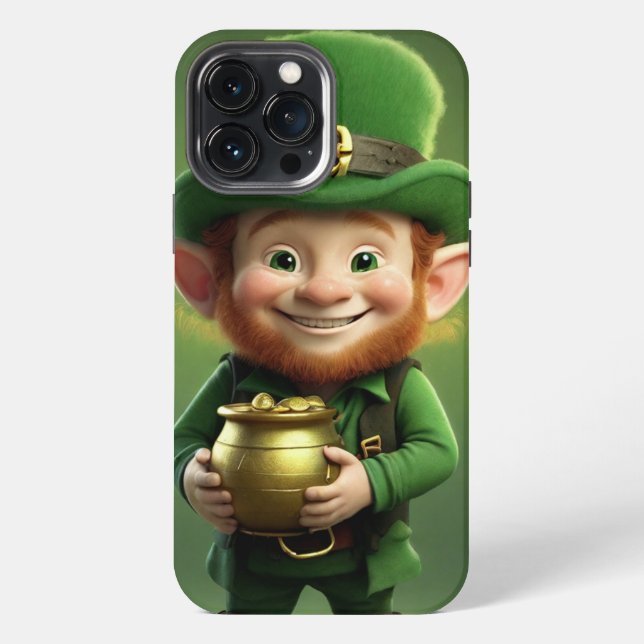 Funda Para iPhone Leprechaun y Pot de estuche para iPhone Gold / iPa (Reverso )