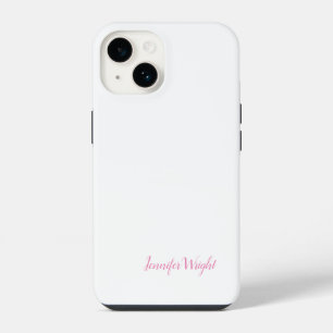 Funda Para iPhone 14 Letra femenina minimalista profesional
