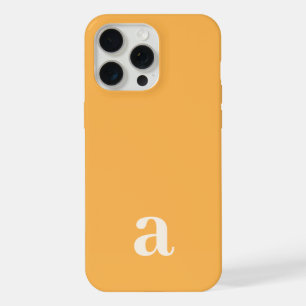 Letra Minúscula de Monograma Amarillo-Naranja Mini