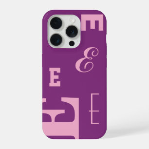 Letra personalizada, monograma emergente en color,