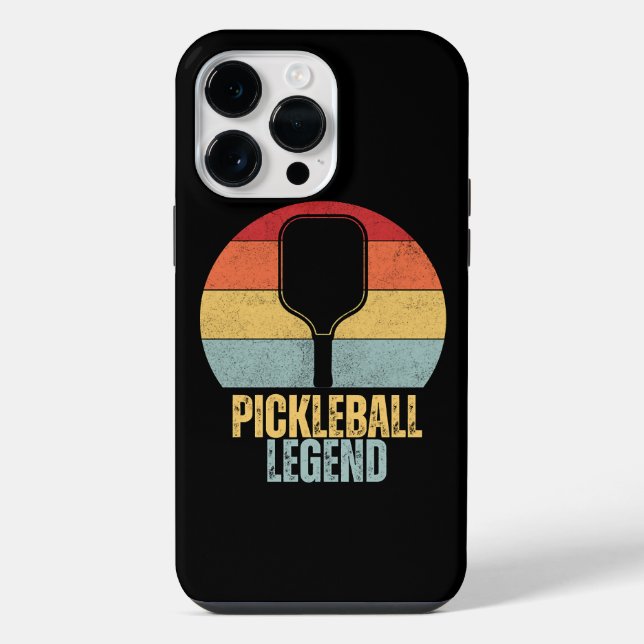 Funda Para iPhone Leyenda Divertida de Pickleball (Reverso )