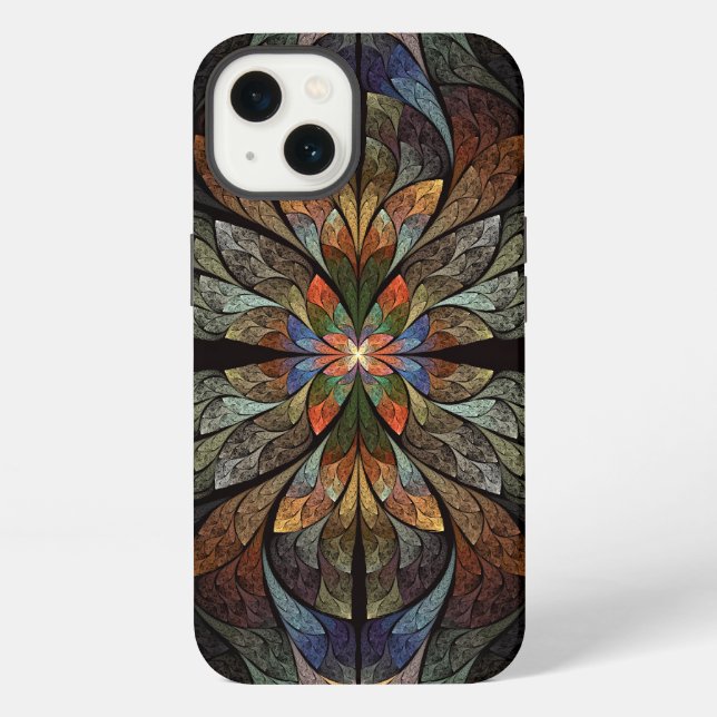 Funda Para iPhone Libélula Abstracta (Reverso )