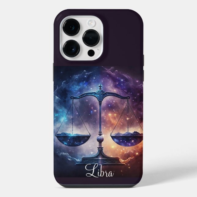 Funda Para iPhone Libra Zodiac (Reverso )
