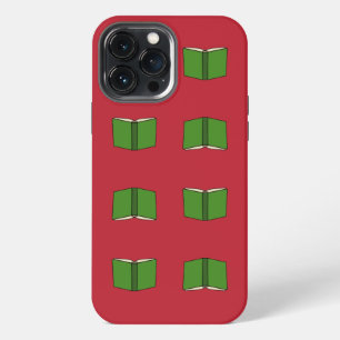 Funda Para iPhone 13 Pro Max Libro verde de dibujos animados