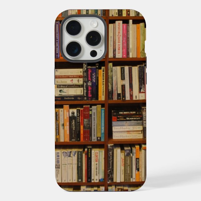 Funda Para iPhone Libros en la biblioteca (Reverso )