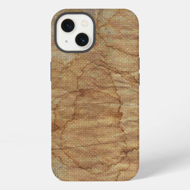 Funda Para iPhone lienzo viejo sucio (Reverso )